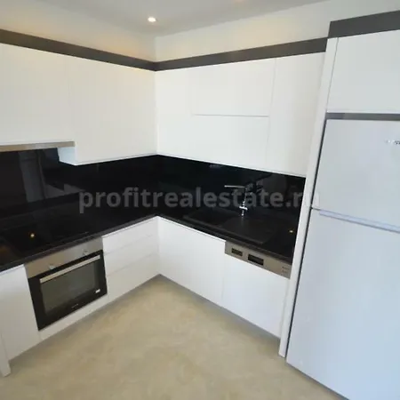 Appartement 1 плюс 1 в алании р-н махмулар с собственным пляжем Id 2472 *
